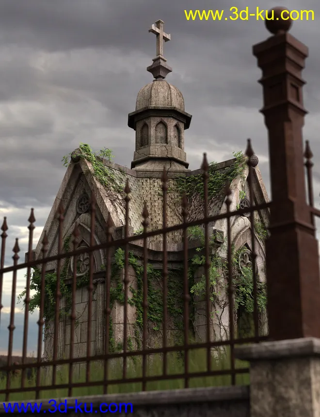 Victorian Mausoleum Expansion模型的图片1