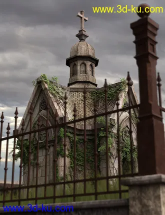 3D打印模型Victorian Mausoleum Expansion的图片