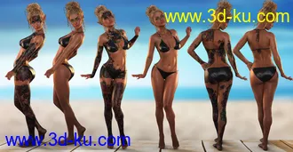 3D打印模型Vidora for Genesis 8 Female的图片