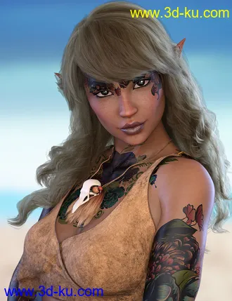 3D打印模型Vidora for Genesis 8 Female的图片