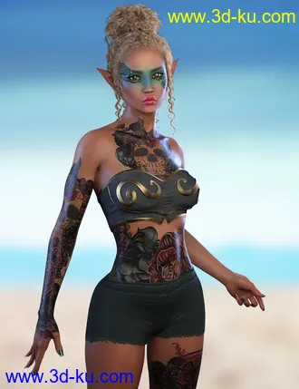 3D打印模型Vidora for Genesis 8 Female的图片