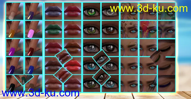 Vidora for Genesis 8 Female模型的图片17