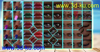 3D打印模型Vidora for Genesis 8 Female的图片