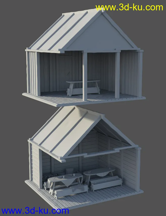 Viking Longhouse Vignette模型的图片9