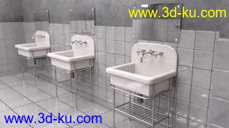 3D打印模型Vintage Changing Room and Props的图片