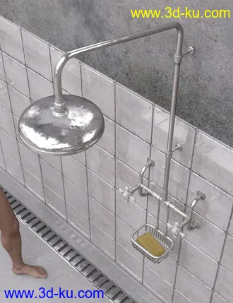 3D打印模型Vintage Changing Room and Props的图片