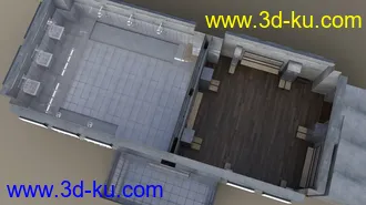 3D打印模型Vintage Changing Room and Props的图片