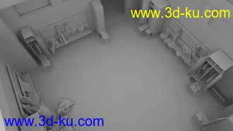 3D打印模型Vintage Changing Room and Props的图片