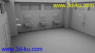 3D打印模型Vintage Changing Room and Props的图片