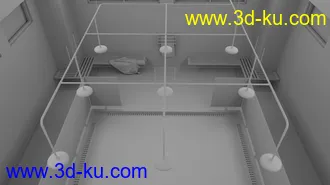 3D打印模型Vintage Changing Room and Props的图片