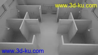 3D打印模型Vintage Changing Room and Props的图片