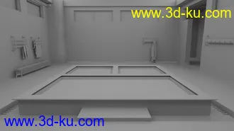 3D打印模型Vintage Changing Room and Props的图片