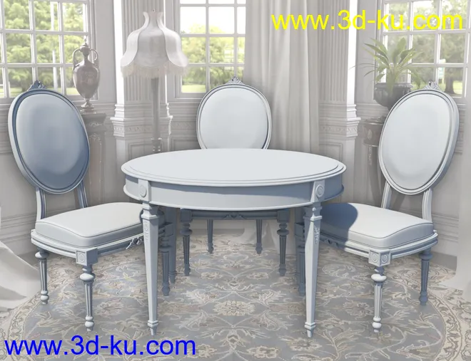 Vintage Furniture Iray模型的图片9