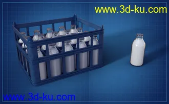 3D打印模型Vintage Milk Float的图片