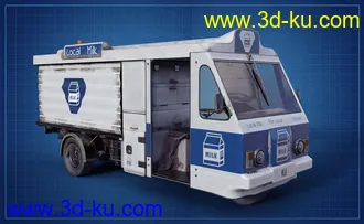 3D打印模型Vintage Milk Float的图片