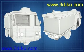 3D打印模型Vintage Milk Float的图片