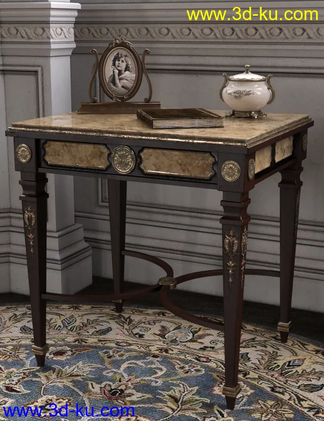 Vintage Stands and Tables模型的图片2