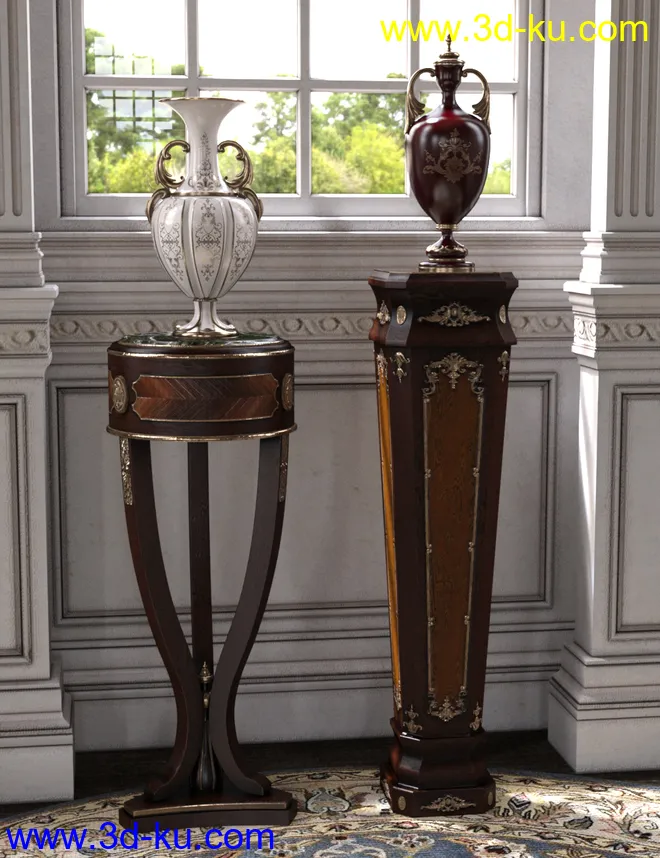 Vintage Stands and Tables模型的图片6