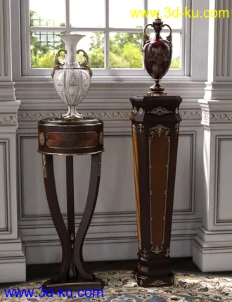 3D打印模型Vintage Stands and Tables的图片
