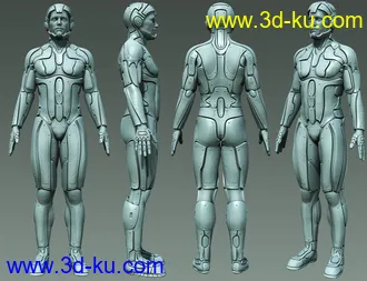 3D打印模型Viper Suit for Genesis 3 Male(s)的图片