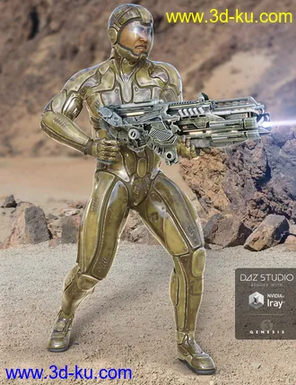 3D打印模型Viper Suit for Genesis 3 Male(s)的图片