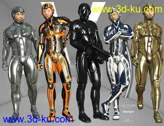 3D打印模型Viper Suit for Genesis 3 Male(s)的图片