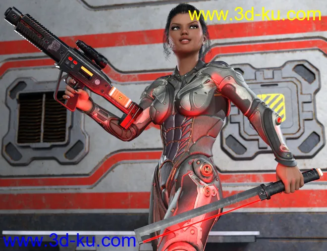 VIPER-420 Energy Rifle Set模型的图片2