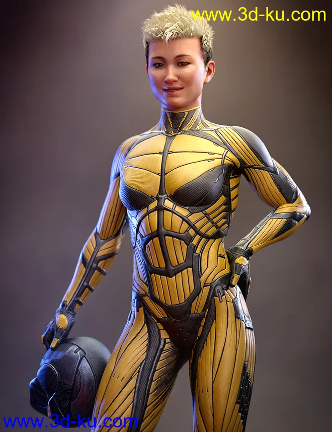 Vitruvian Exosuit for Genesis 8 Female(s)模型的图片1