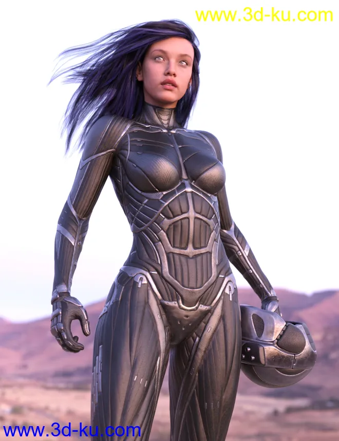 Vitruvian Exosuit for Genesis 8 Female(s)模型的图片3