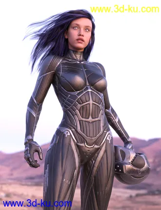 3D打印模型Vitruvian Exosuit for Genesis 8 Female(s)的图片