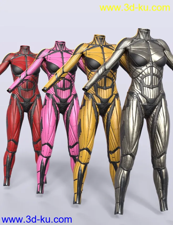 Vitruvian Exosuit for Genesis 8 Female(s)模型的图片5