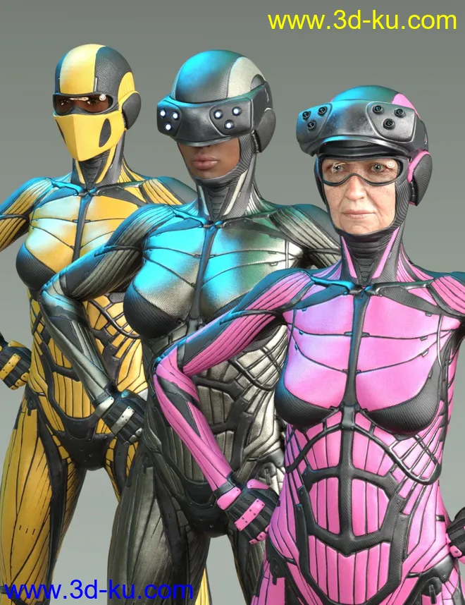 Vitruvian Exosuit for Genesis 8 Female(s)模型的图片7