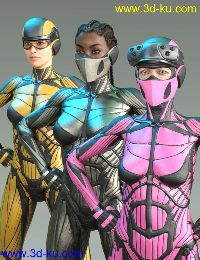 Vitruvian Exosuit for Genesis 8 Female(s)模型的图片8