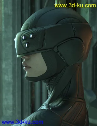 3D打印模型Vitruvian Exosuit for Genesis 8 Female(s)的图片