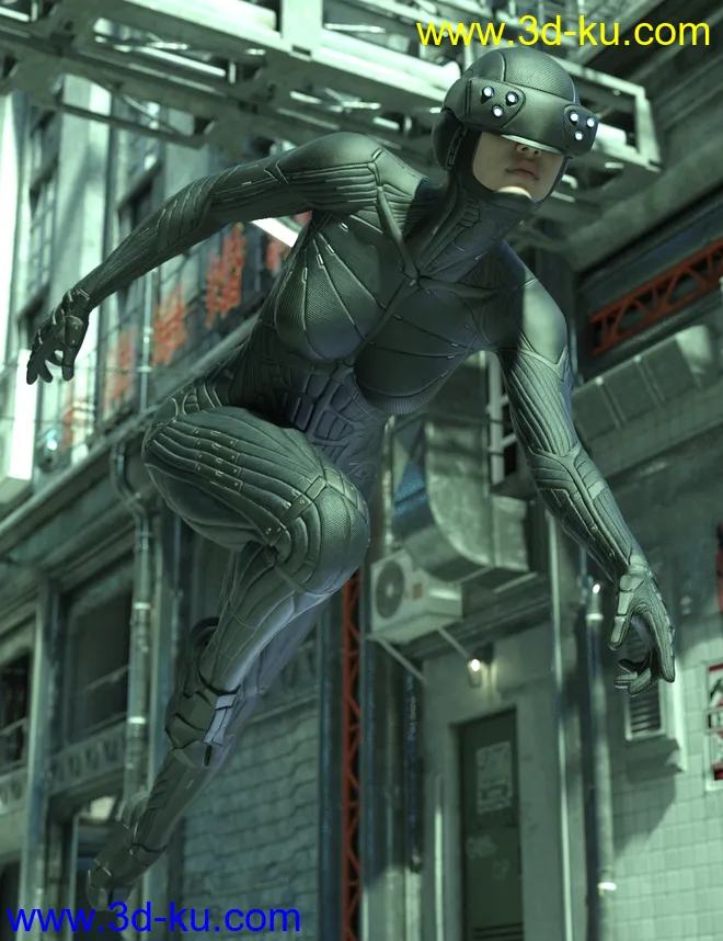Vitruvian Exosuit for Genesis 8 Female(s)模型的图片12