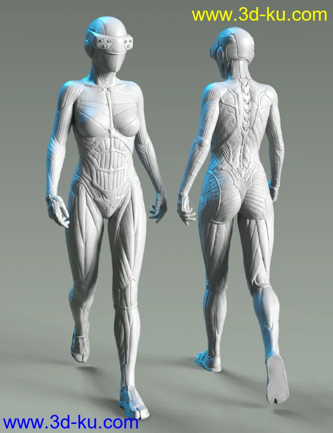 Vitruvian Exosuit for Genesis 8 Female(s)模型的图片13
