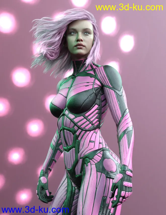 Vitruvian Exosuit for Genesis 8 Female(s)模型的图片14