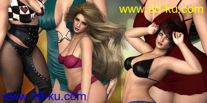 Voluptuous Pin Up Bodies G8模型的图片1