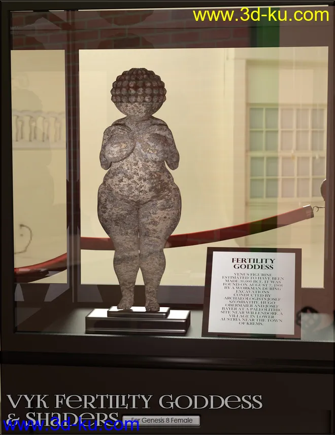 VYK Fertility Goddess & Shaders for Genesis 8 Female模型的图片1