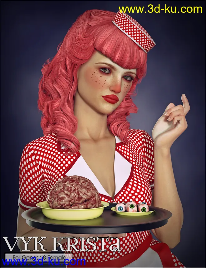 VYK Krista for Genesis 8 Female模型的图片1