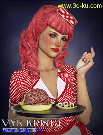 3D打印模型VYK Krista for Genesis 8 Female的图片