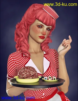 3D打印模型VYK Krista for Genesis 8 Female的图片