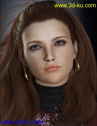 3D打印模型VYK Krista for Genesis 8 Female的图片