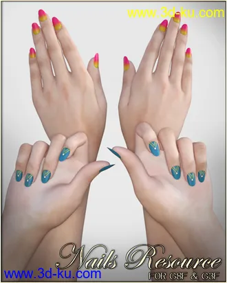 3D打印模型VYK Nails Resource for G8F的图片