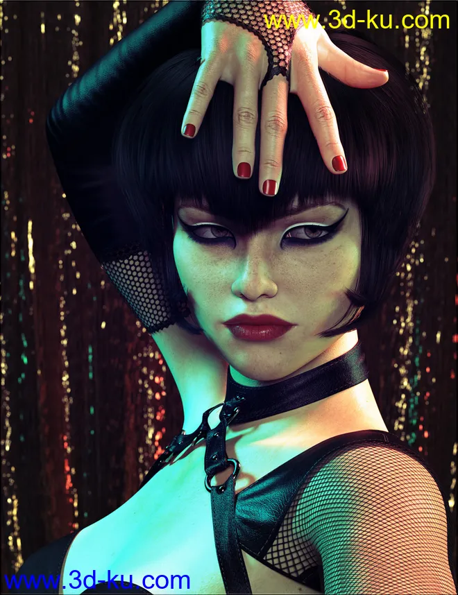 VYK Rachel for Genesis 8 Female模型的图片5