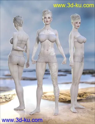 3D打印模型VYK Thana for Genesis 8 Female的图片