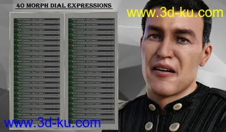3D打印模型Warrior Expressions for Genesis 8 Male and Vladimir 8的图片
