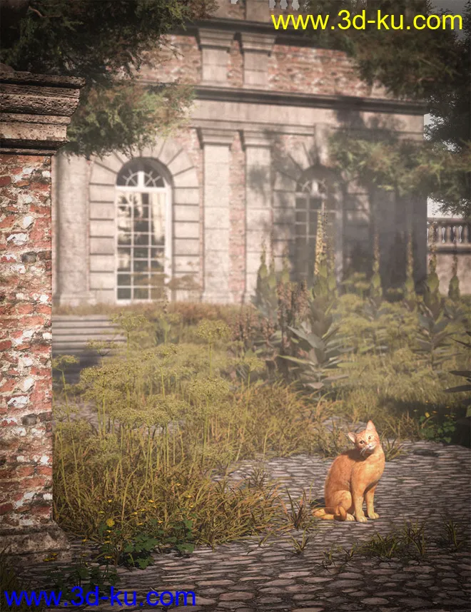 Wasteland Plants and Weeds - Low Resolution Instant Ecosystems模型的图片3