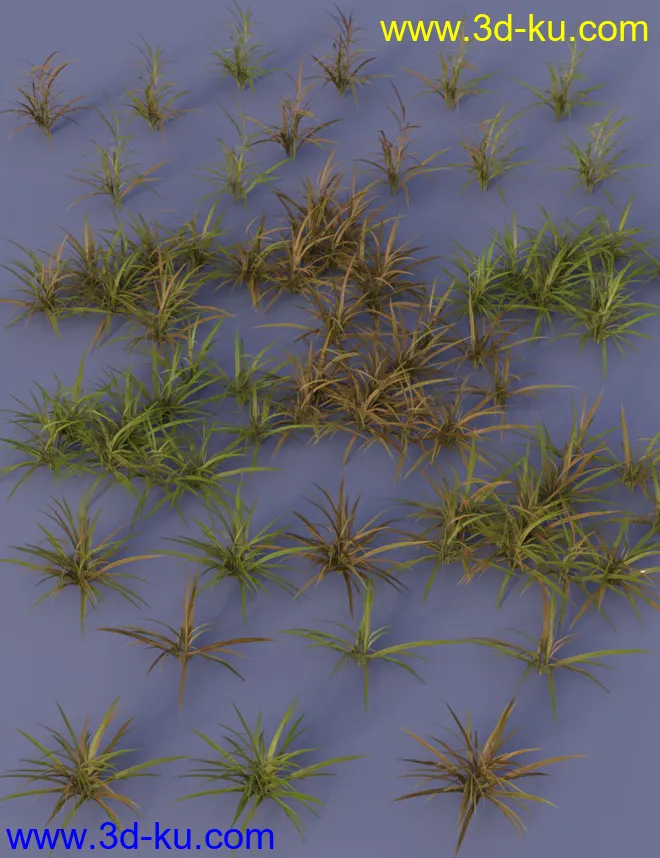 Wasteland Plants and Weeds - Low Resolution Instant Ecosystems模型的图片6