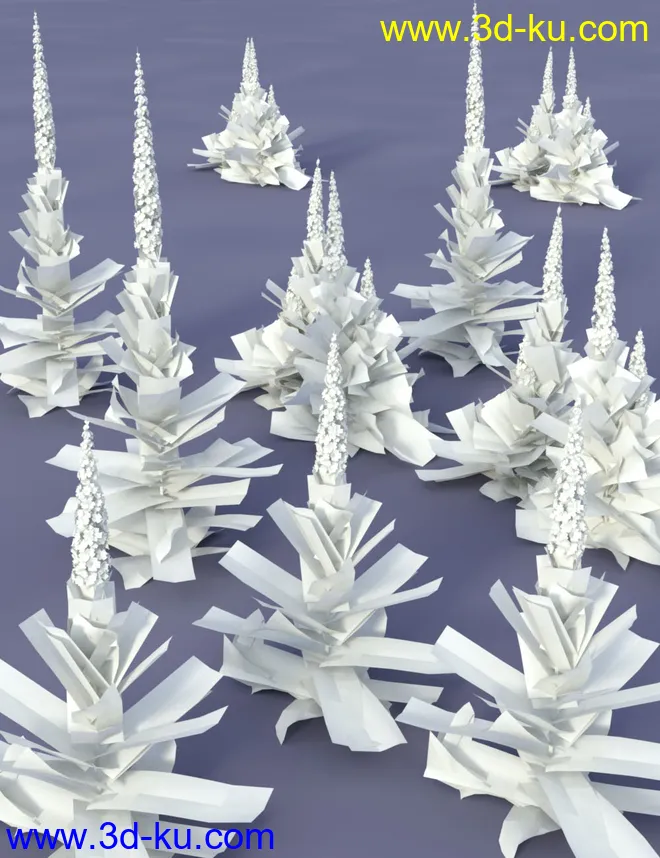 Wasteland Plants and Weeds - Low Resolution Instant Ecosystems模型的图片9